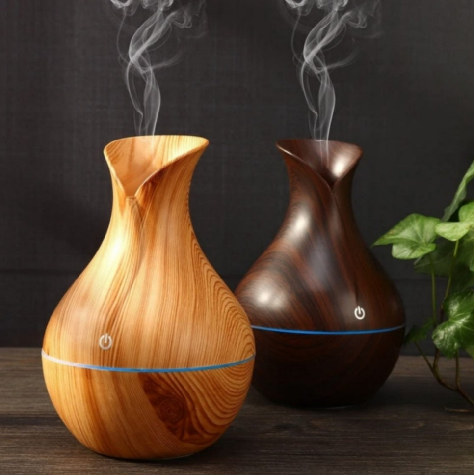 Humidificador Aromatizador De Madera